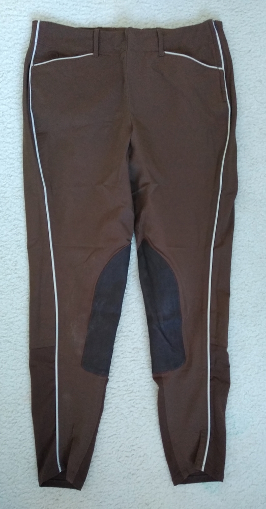 NEW Ariat Breeches Riding Pants Brown 28L 30L - Picture 6 of 9